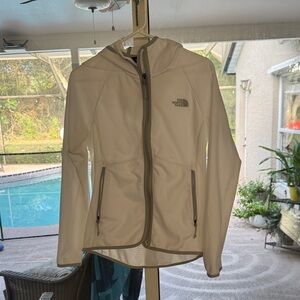 The North Face Women's White and Gray Fleece